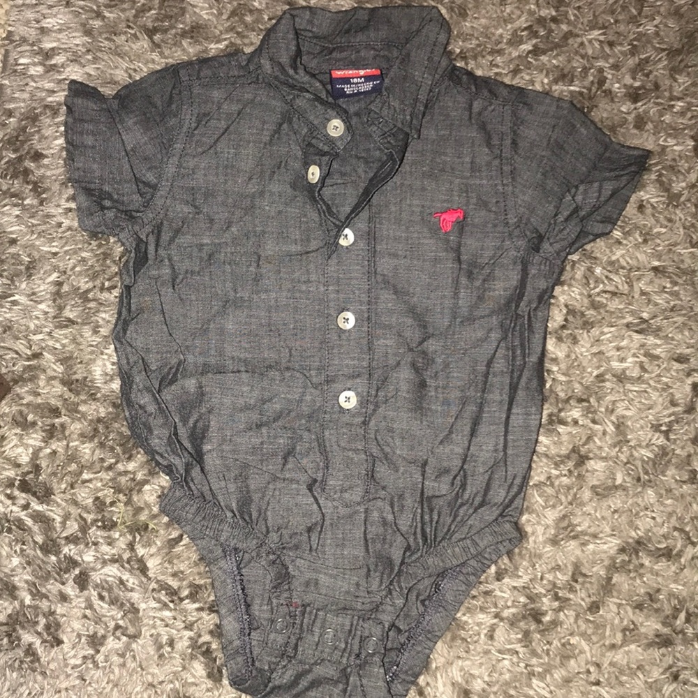 Wrangler baby boy onesie